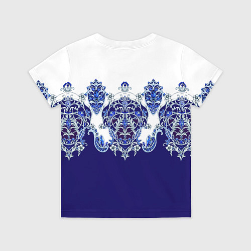 Детская футболка Растительный орнамент / 3D-принт – фото 2