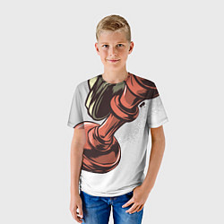 Футболка детская Checkmate, цвет: 3D-принт — фото 2