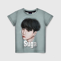 Футболка детская BTS Suga, цвет: 3D-принт