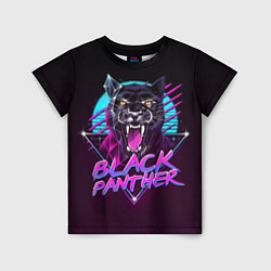 Футболка детская Black Panther 80s, цвет: 3D-принт