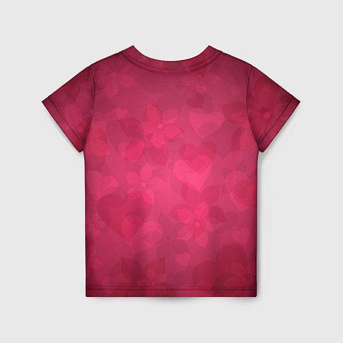 Детская футболка Любовь и счастье / 3D-принт – фото 2