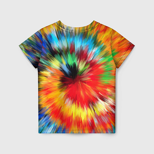 Детская футболка Абстракция разноцветная и яркая / 3D-принт – фото 2