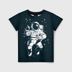 Футболка детская Космонавт - открытый космос, цвет: 3D-принт