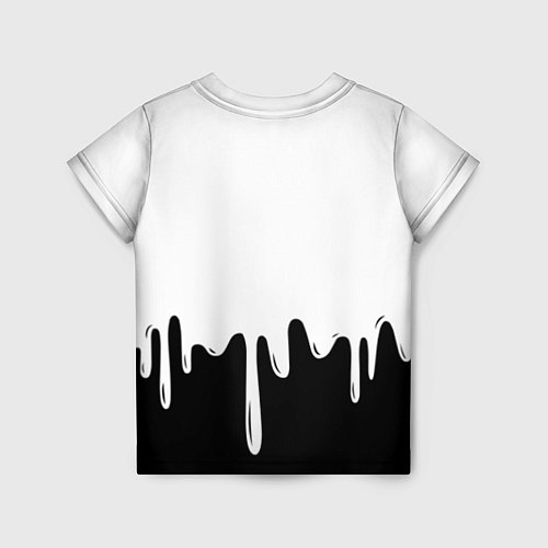 Детская футболка MELLO BLACK x WHITE / 3D-принт – фото 2
