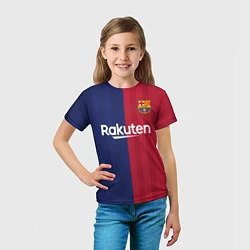 Футболка детская Messi home v3 19-20, цвет: 3D-принт — фото 2