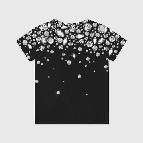 Детская футболка Бриллиантовый дождь / 3D-принт – фото 2