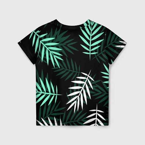 Детская футболка Листья пальмы / 3D-принт – фото 2