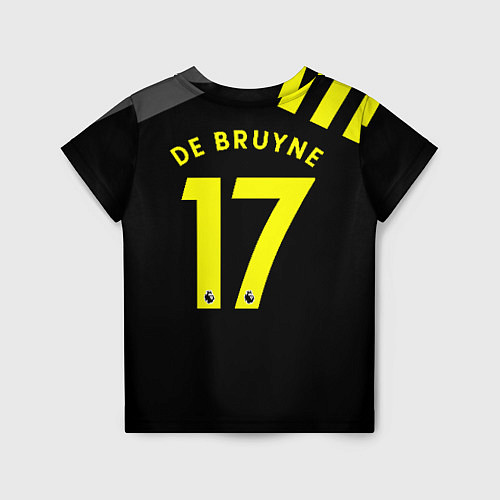 Детская футболка De Bruyne away 19-20 / 3D-принт – фото 2