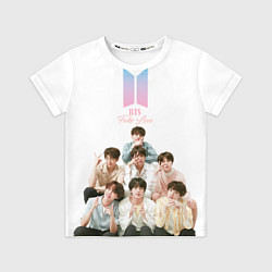 Футболка детская Take love BTS, цвет: 3D-принт