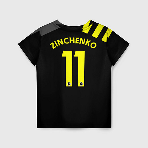 Детская футболка Zinchenko away 19-20 / 3D-принт – фото 2