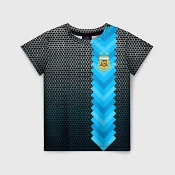 Футболка детская Аргентина форма, цвет: 3D-принт
