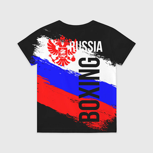Детская футболка Boxing Russia Team и герб РФ / 3D-принт – фото 2