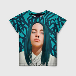 Футболка детская Billie Eilish, цвет: 3D-принт