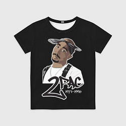 Футболка детская 2pac, цвет: 3D-принт