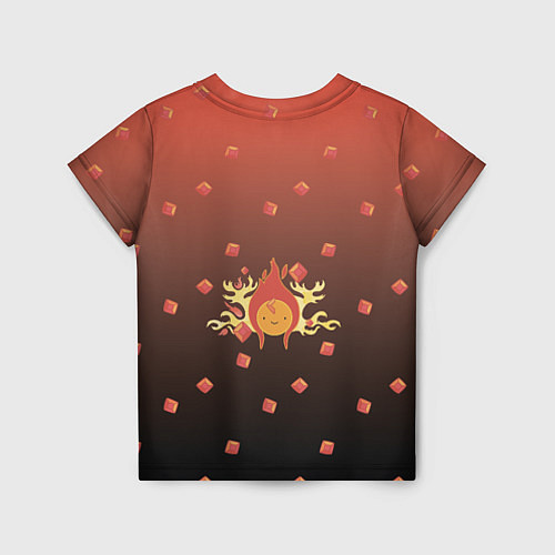 Детская футболка Flame Princess / 3D-принт – фото 2