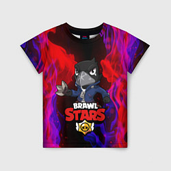 Футболка детская Brawl Stars CROW, цвет: 3D-принт