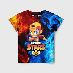 Футболка детская BRAWL STARS MAX, цвет: 3D-принт