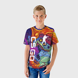 Футболка детская CS GO HYPERBEAST, цвет: 3D-принт — фото 2