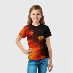 Футболка детская PUBG, цвет: 3D-принт — фото 2