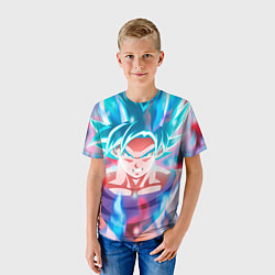 Футболка детская Гоку, цвет: 3D-принт — фото 2