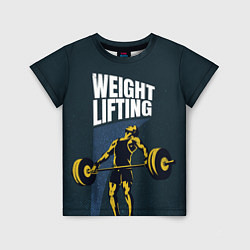 Детская футболка Wheight lifting