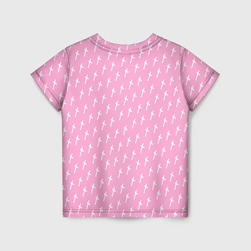 Детская футболка LiL PEEP Pattern / 3D-принт – фото 2