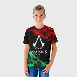 Футболка детская Assassin’s Creed: Red & Green, цвет: 3D-принт — фото 2