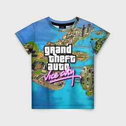 Футболка детская GRAND THEFT AUTO:VICE CITY, цвет: 3D-принт