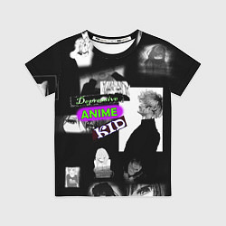 Футболка детская Depressive anime kid, цвет: 3D-принт
