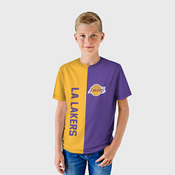 Футболка детская LA LAKERS, цвет: 3D-принт — фото 2