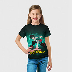 Футболка детская Изуку Мидория, цвет: 3D-принт — фото 2