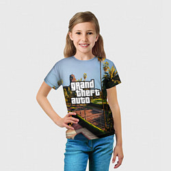Футболка детская Grand Theft Auto, цвет: 3D-принт — фото 2