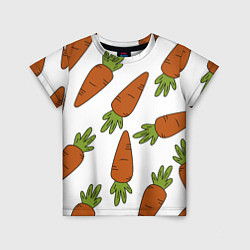 Футболка детская Морковь, цвет: 3D-принт