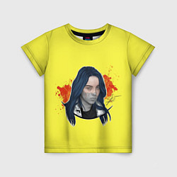 Футболка детская Billie Yellow and Red, цвет: 3D-принт