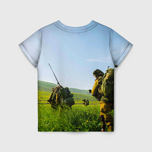 Детская футболка Войска связи / 3D-принт – фото 2