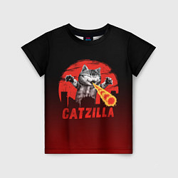 Футболка детская CATZILLA, цвет: 3D-принт