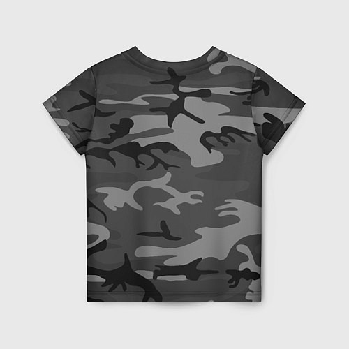 Детская футболка Военный камуфляж / 3D-принт – фото 2