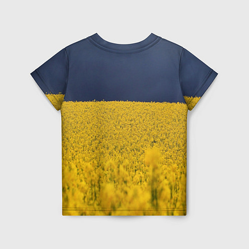 Детская футболка Рапсовое поле / 3D-принт – фото 2