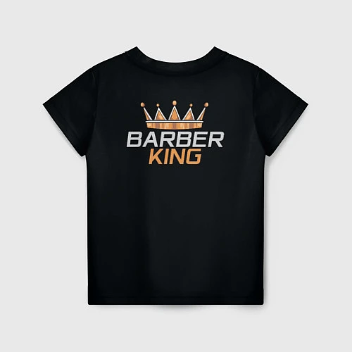 Детская футболка Barber King Барбер Король / 3D-принт – фото 2
