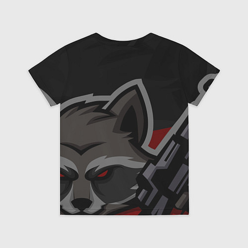 Детская футболка Форма Bad Raccoon / 3D-принт – фото 2