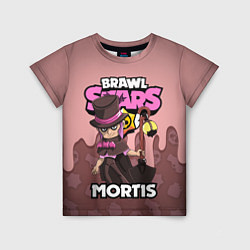 Футболка детская BRAWL STARS MORTIS, цвет: 3D-принт