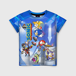 Футболка детская Sonic, цвет: 3D-принт