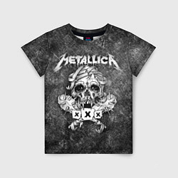 Футболка детская Metallica, цвет: 3D-принт