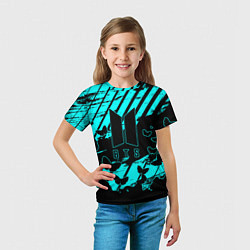 Футболка детская BTS, цвет: 3D-принт — фото 2