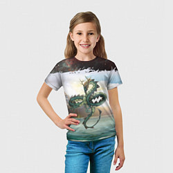 Футболка детская Дракон, цвет: 3D-принт — фото 2