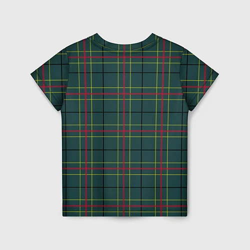 Детская футболка Шотландка / 3D-принт – фото 2