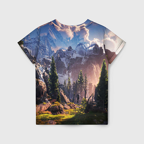 Детская футболка Horizon Zero Dawn / 3D-принт – фото 2