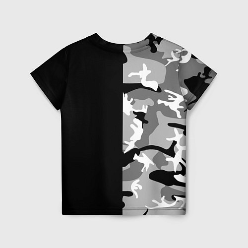 Детская футболка Пограничные Войска камуфляж / 3D-принт – фото 2