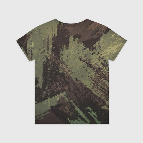 Детская футболка КАМУФЛЯЖ BROWN / 3D-принт – фото 2