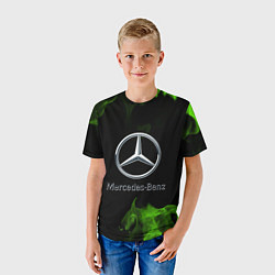 Футболка детская Mercedes, цвет: 3D-принт — фото 2